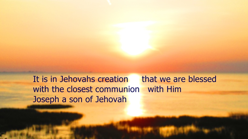 JEHOVAHS COMMUNION